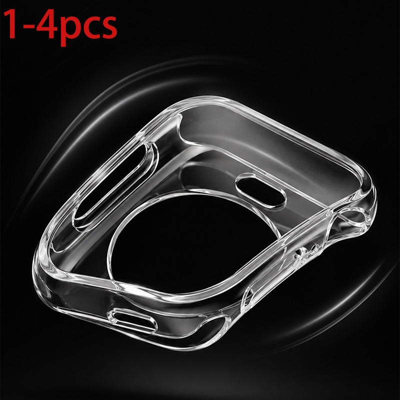 Smartwatch Band Accessories - 1-4pcs TPU Case For Apple Watch