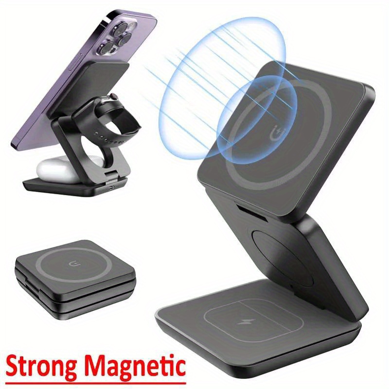 Foldable 3 in 1 Fast Wireless  – Wireless Charger Watch Bewertung und Preis