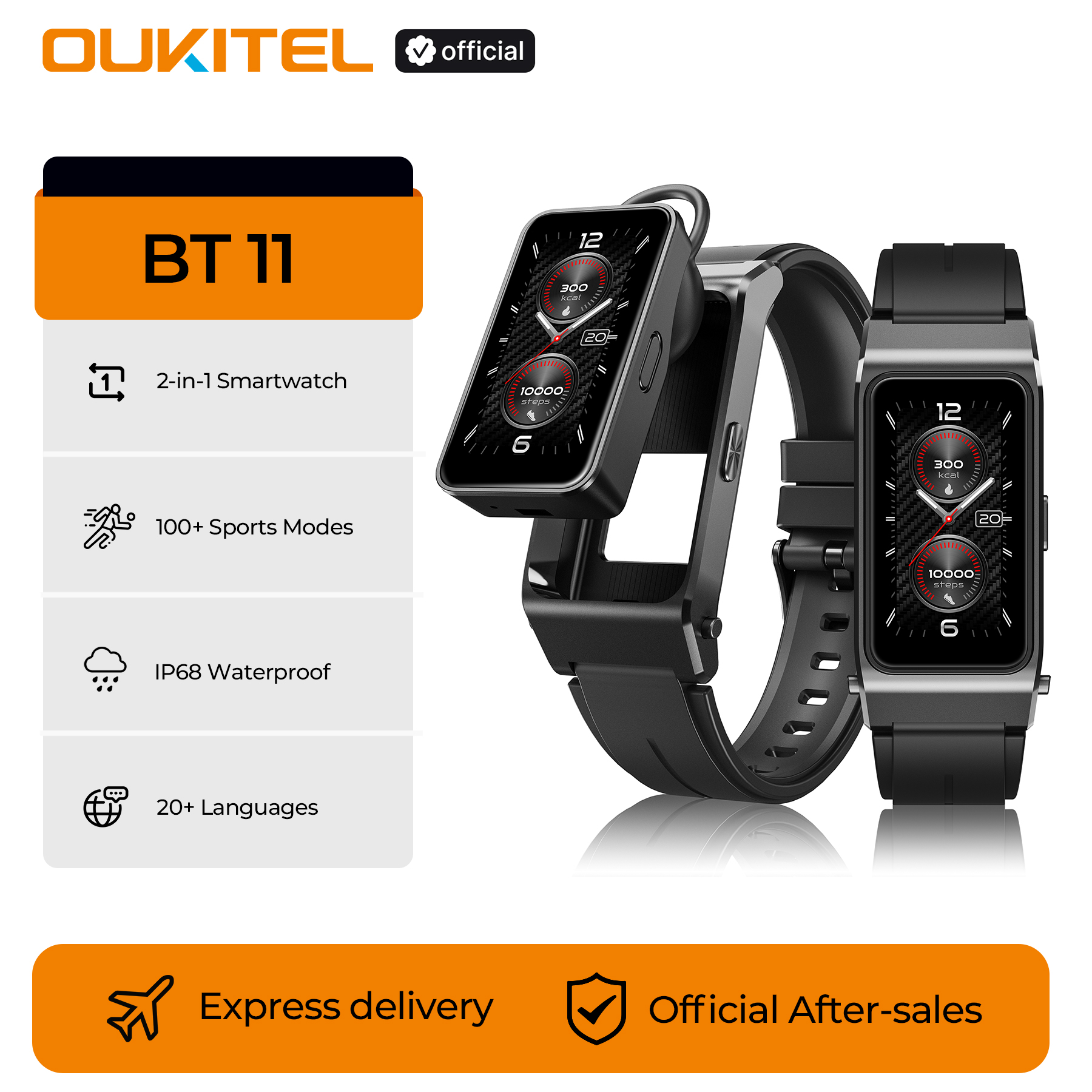 OUKITEL BT11 Smartwatch Blueto – Smartwatch Headset Bewertung und Preis