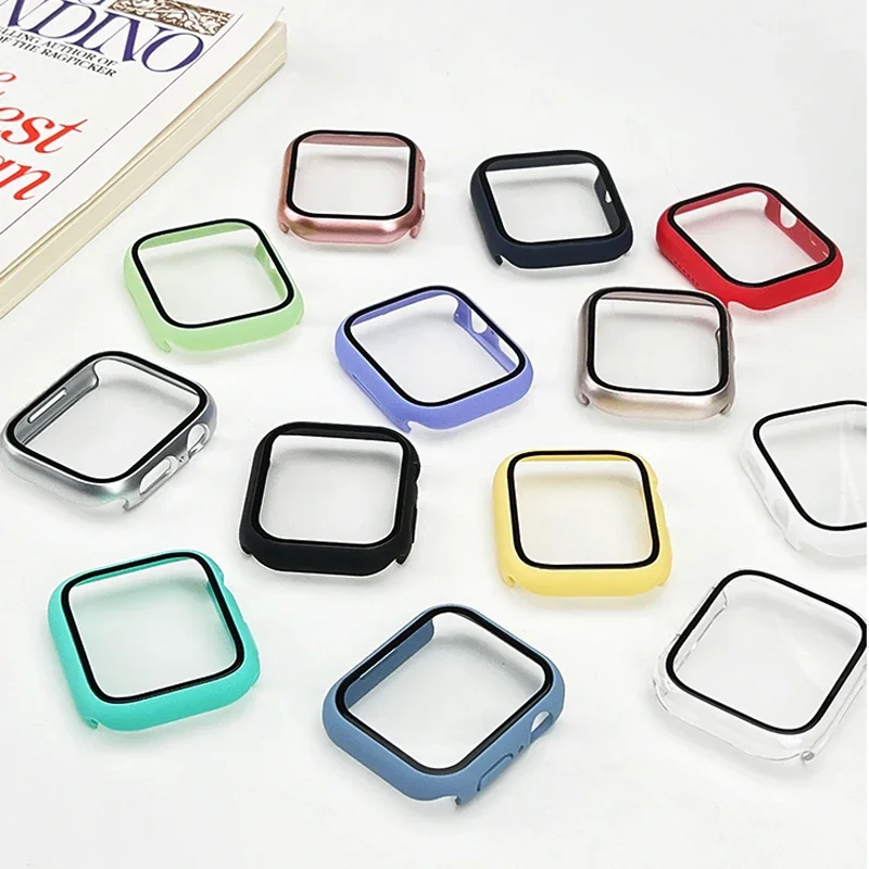 Tempered Glass+cover For Apple – Smartwatch Band Accessories Bewertung und Preis
