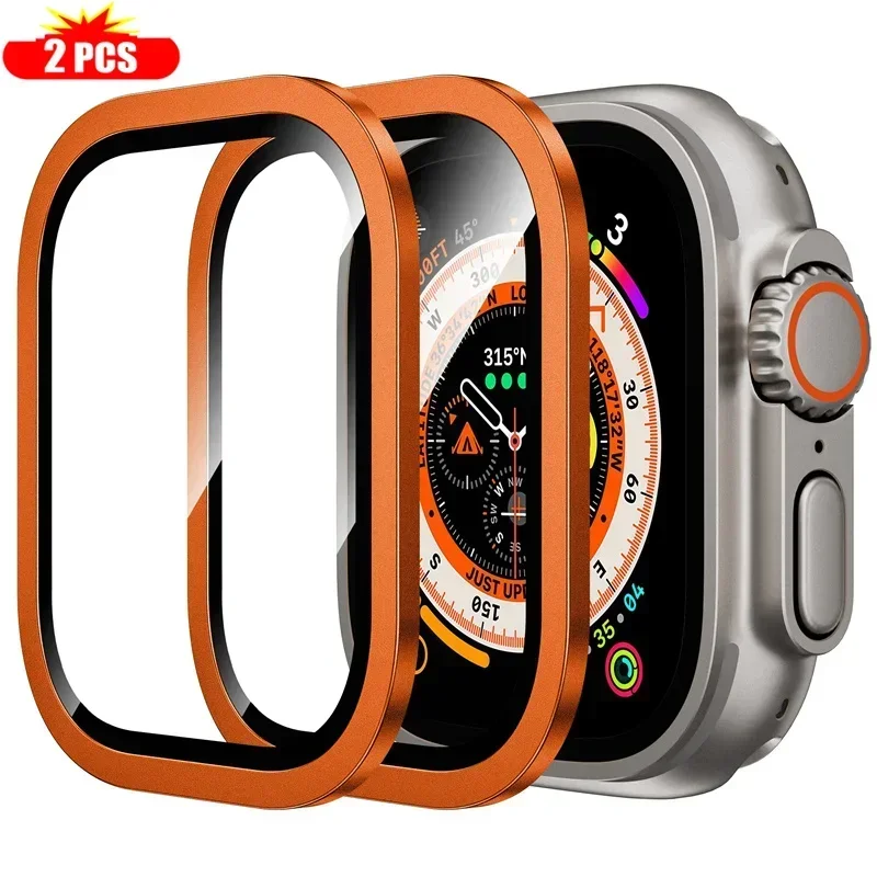2PCS Titanium Metal Frame for  – Apple Smartwatch Accessories Bewertung und Preis
