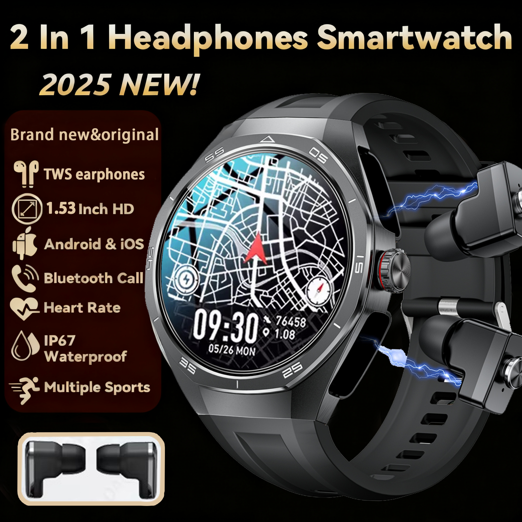 NFC Headset Smart Watch 2 in 1 – Smartwatch Headset Bewertung und Preis