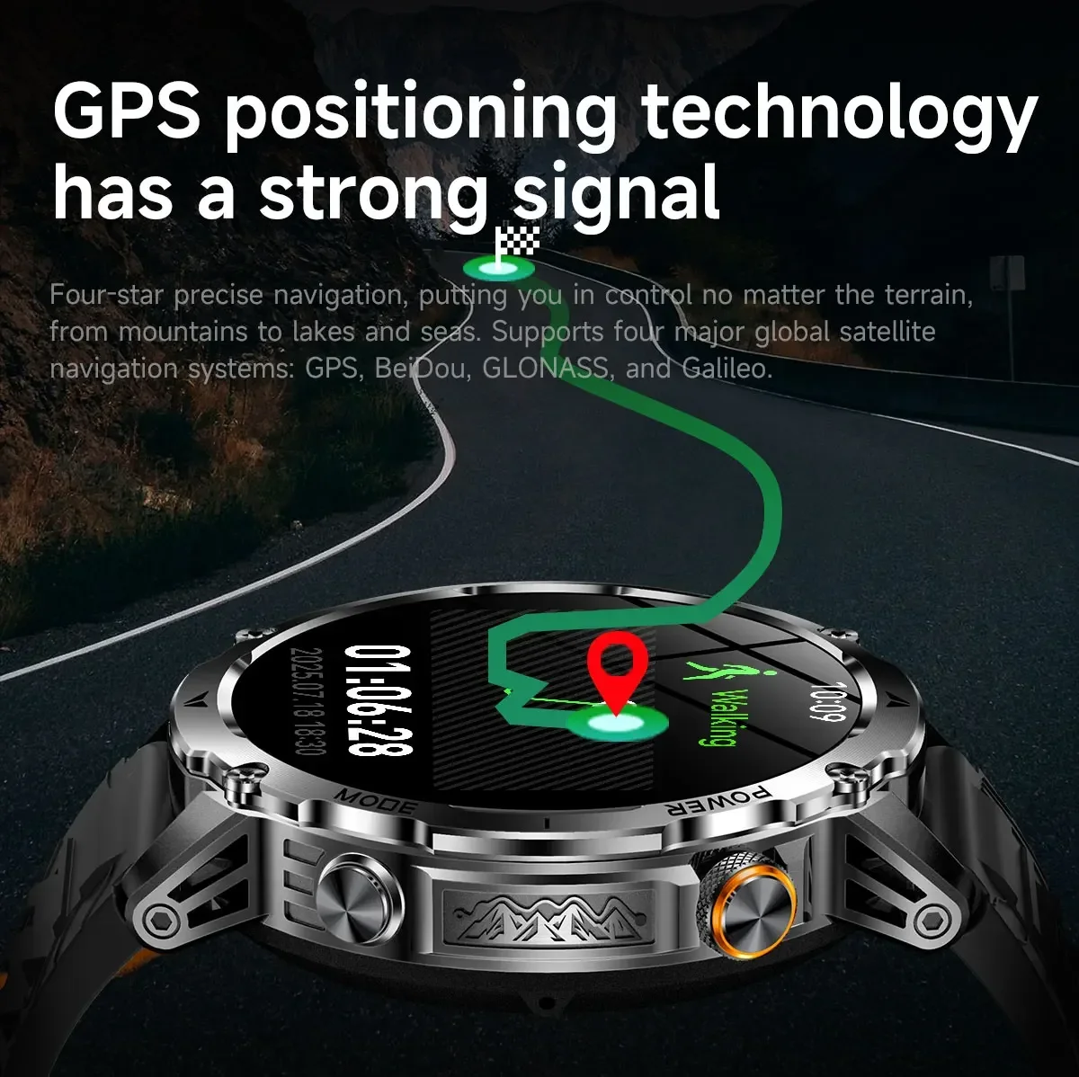 Men's Military Smartwatch with – Smartwatch M Active Bewertung und Preis