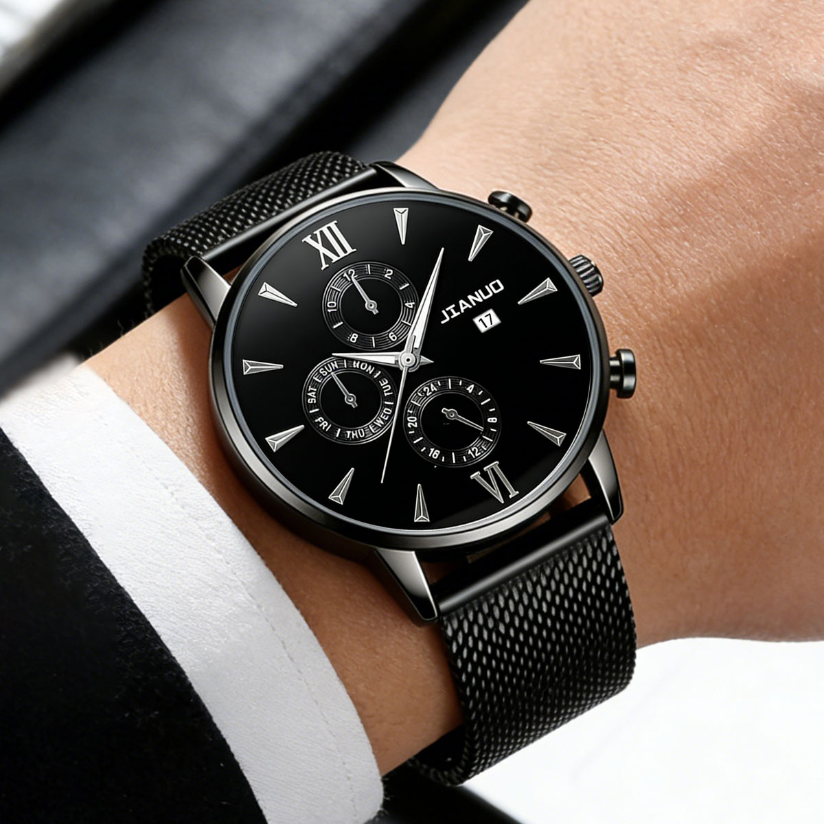 Trendy Casual Men's Milan Mesh – Stainless Mesh Band Bewertung und Preis