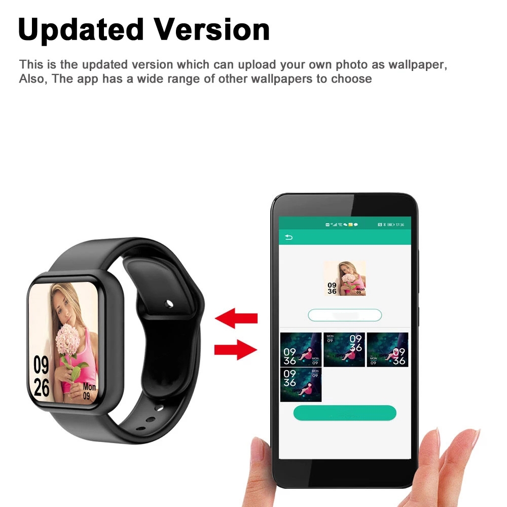 Smart Watch For Men Women Spor – Silicone Band Replacement Bewertung und Preis