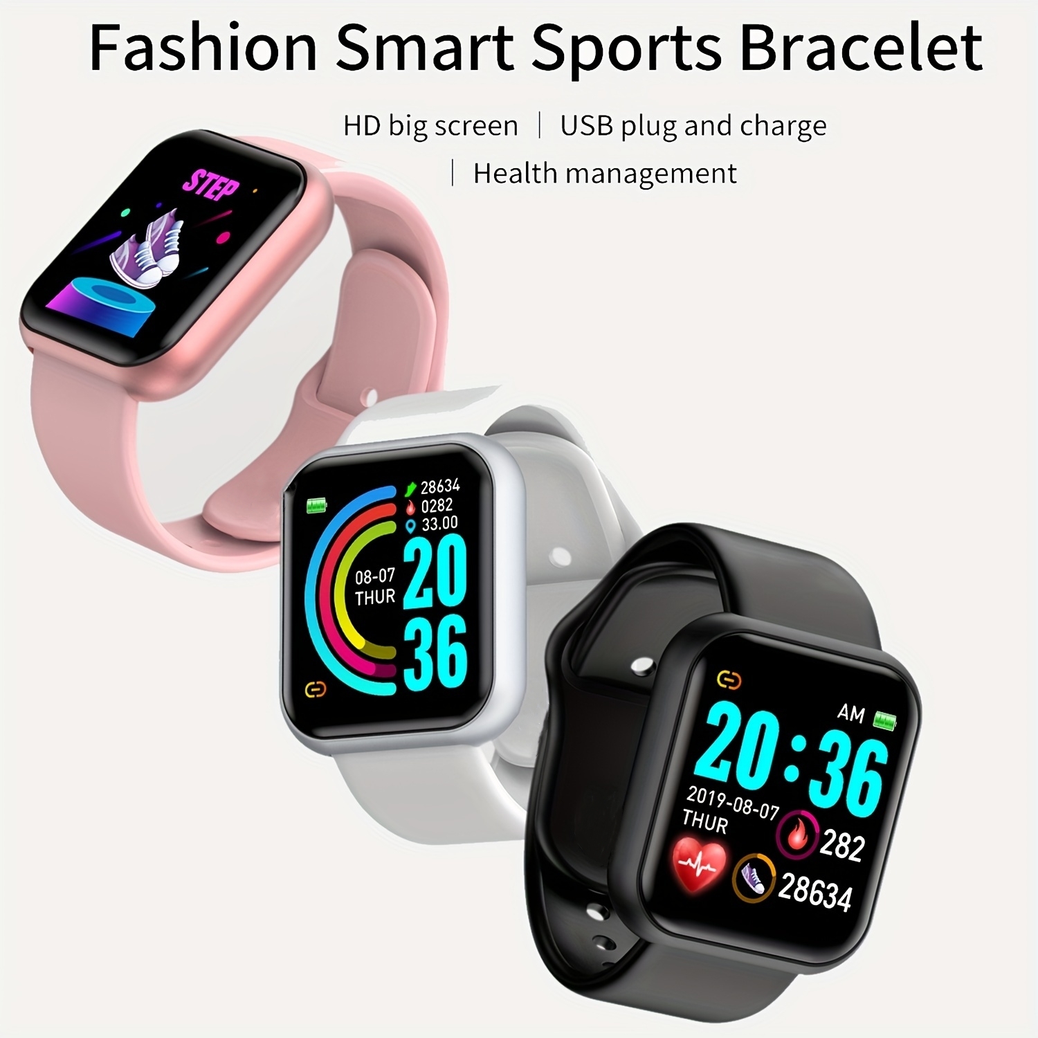 Smart Watch For Men Women Spor – Silicone Band Replacement Bewertung und Preis