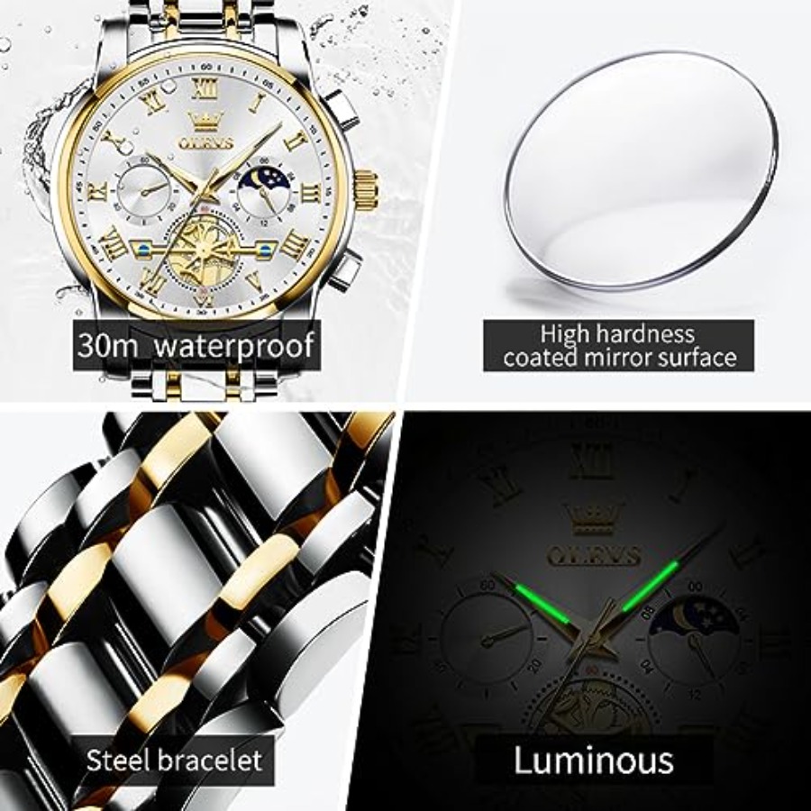 OLEVS Watches Men Waterproof L – Smartwatch Faces Bewertung und Preis