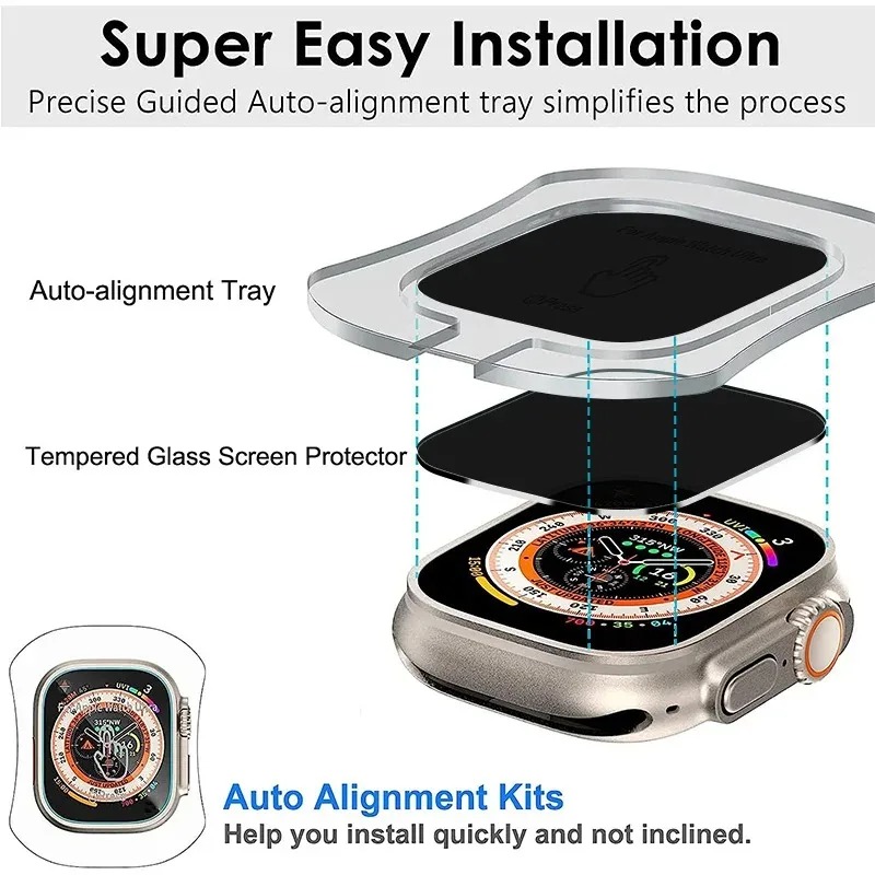 Tempered Glass for Apple Watch – Watch Case Bumper Bewertung und Preis