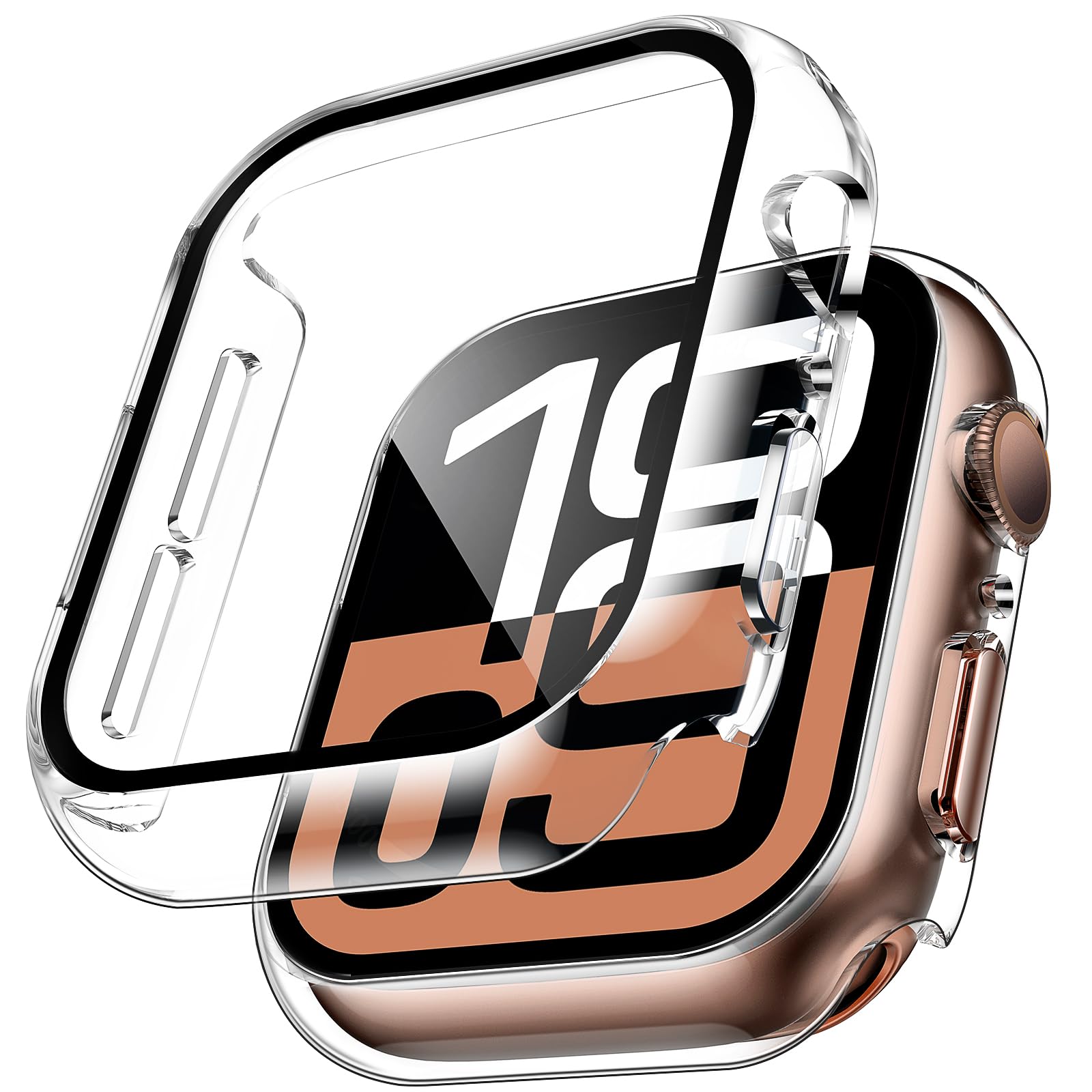 2pcs Tempered Glass Case For A – Watch Case Bumper Bewertung und Preis