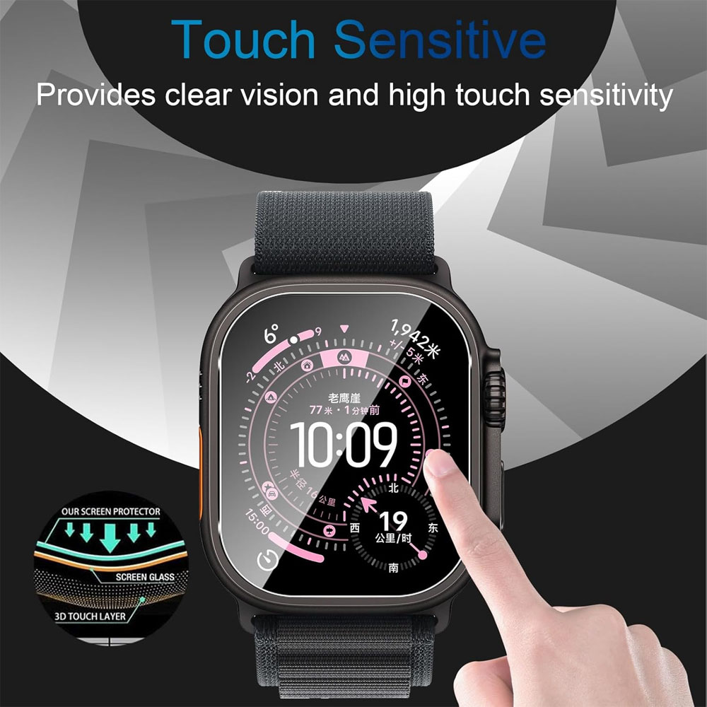 Tempered Glass For Apple Watch – Watch Case Bumper Bewertung und Preis