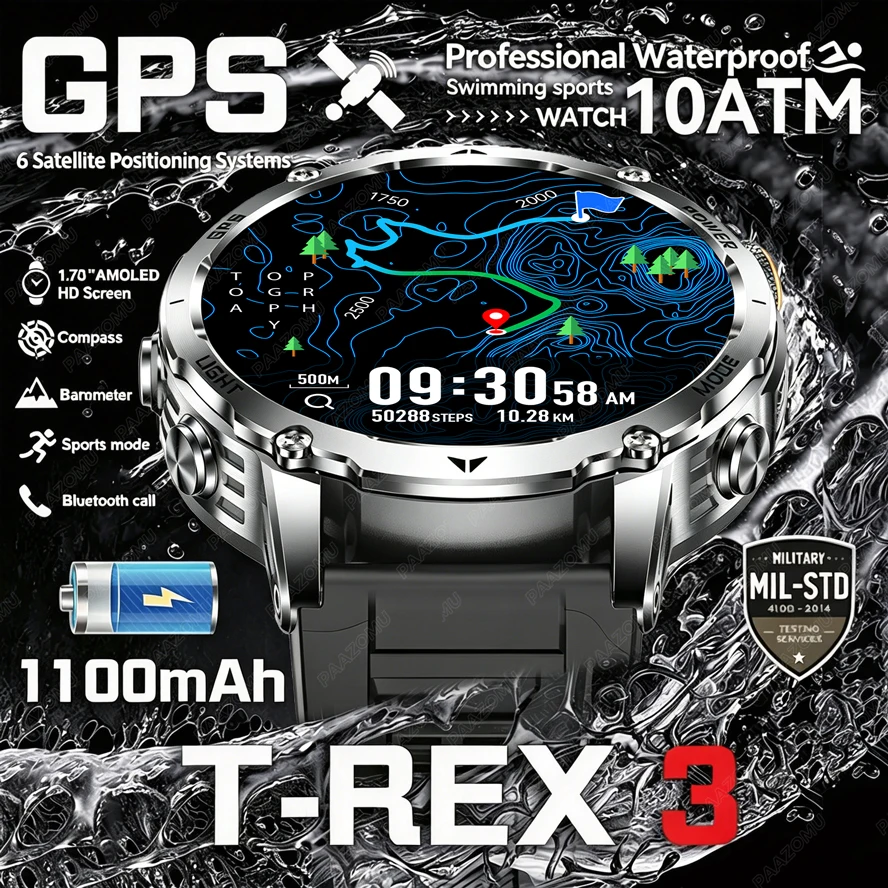 T-Rex 3 Military Grade Smartwa – Smartwatch M Active Bewertung und Preis