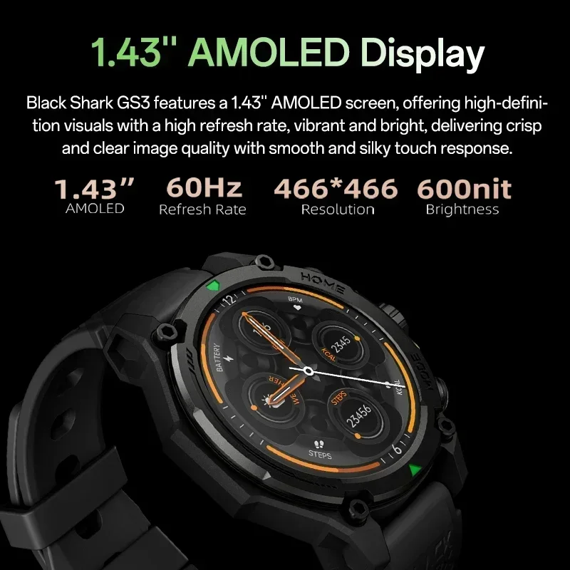 [World Premiere]Blackshark GS3 – Smartwatch Faces Bewertung und Preis