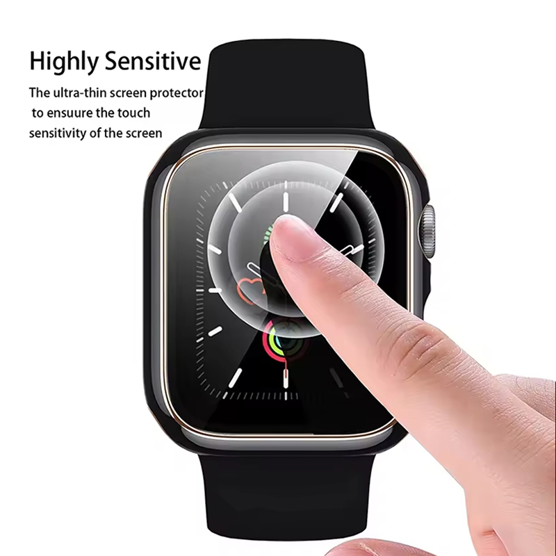 Tempered Glass+Cover For Apple – Watch Case Bumper Bewertung und Preis