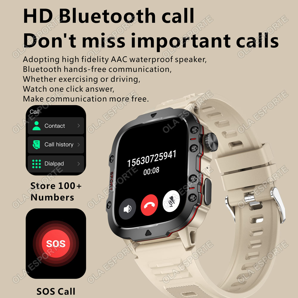 2025 New Military Smart Watch  – Smartwatch Faces Bewertung und Preis