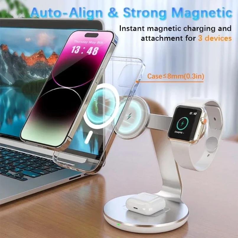 3 in 1 Wireless Charger Stand  – Wireless Charger Watch Bewertung und Preis