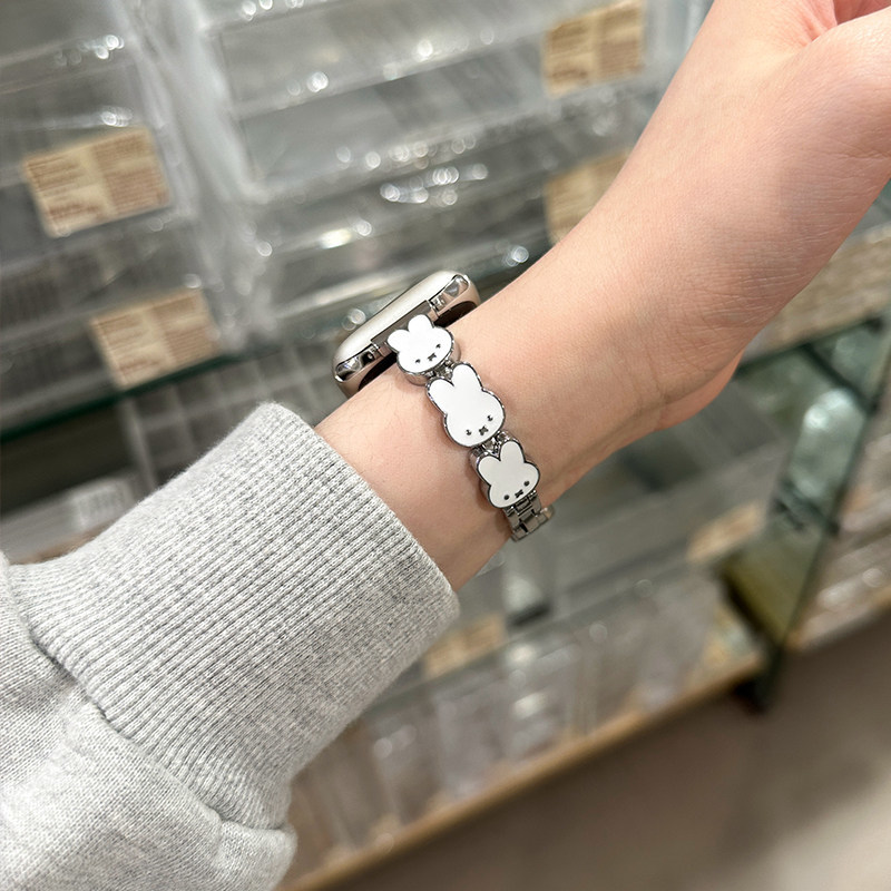 Miffy Rabbit Leather Watch Ban – Apple Smartwatch Accessories Bewertung und Preis