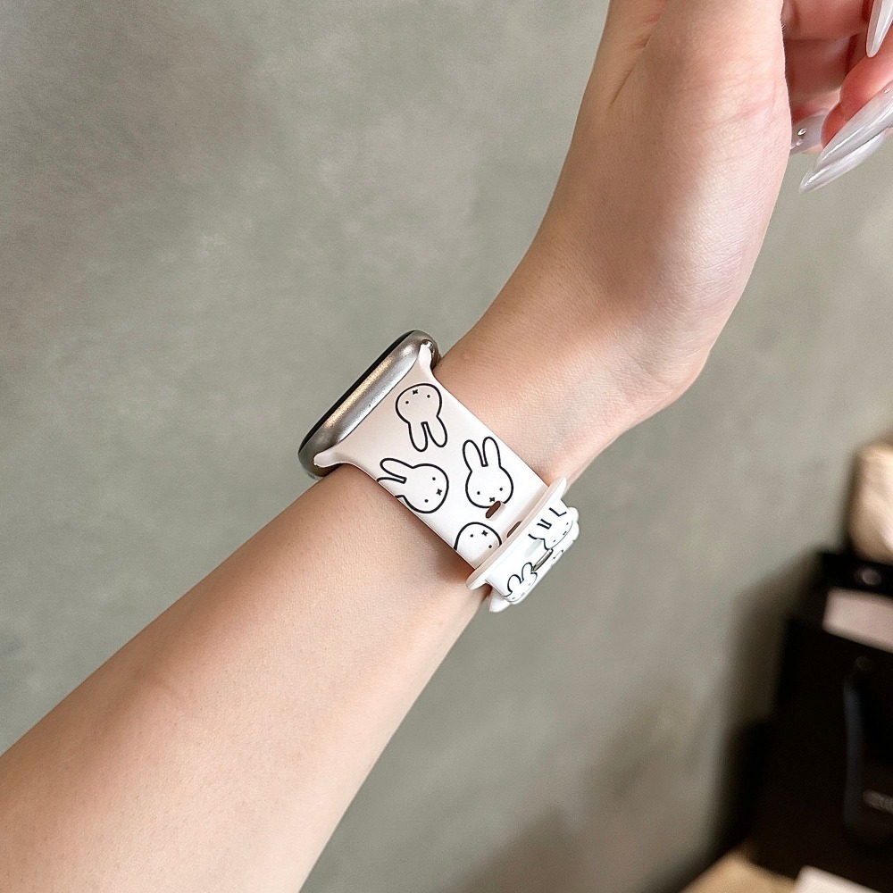 Cute Miffy Rabbit Cartoon Watc – Apple Smartwatch Accessories Bewertung und Preis