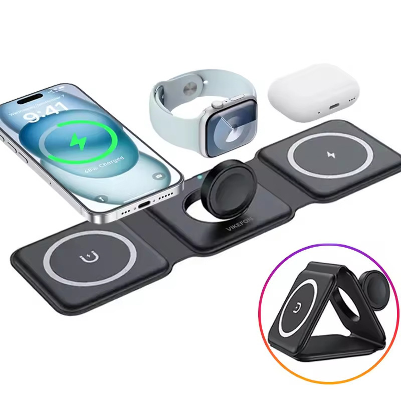 3-in-1 Magnetic Folding Wirele – Wireless Charger Watch Bewertung und Preis
