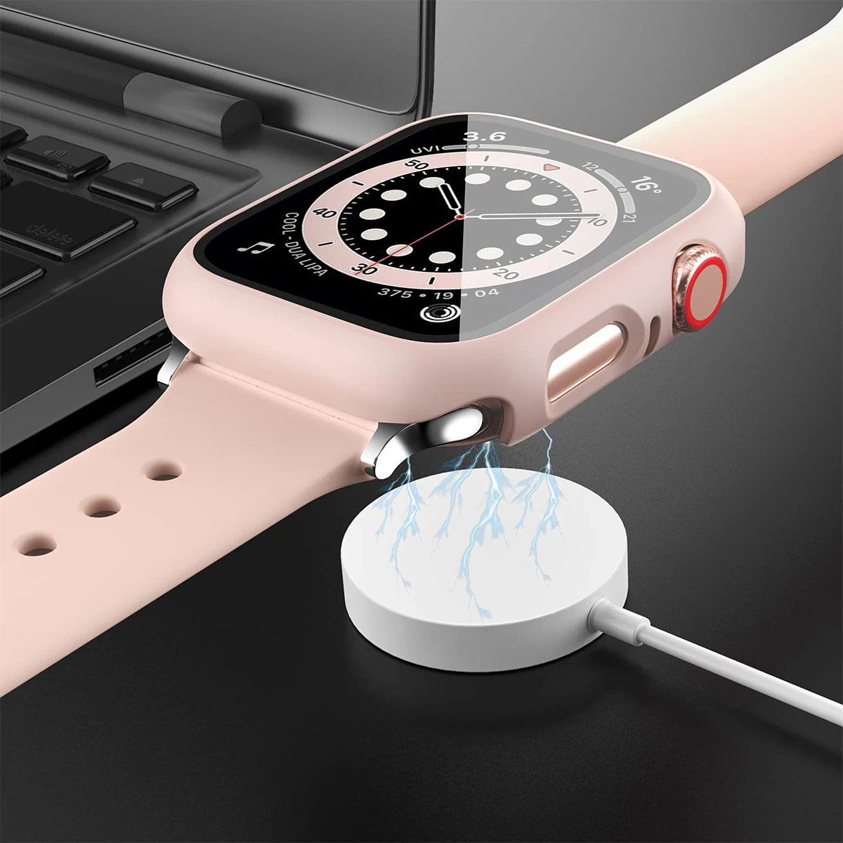 Tempered Glass+Cover For Apple – Smartwatch Band Accessories Bewertung und Preis