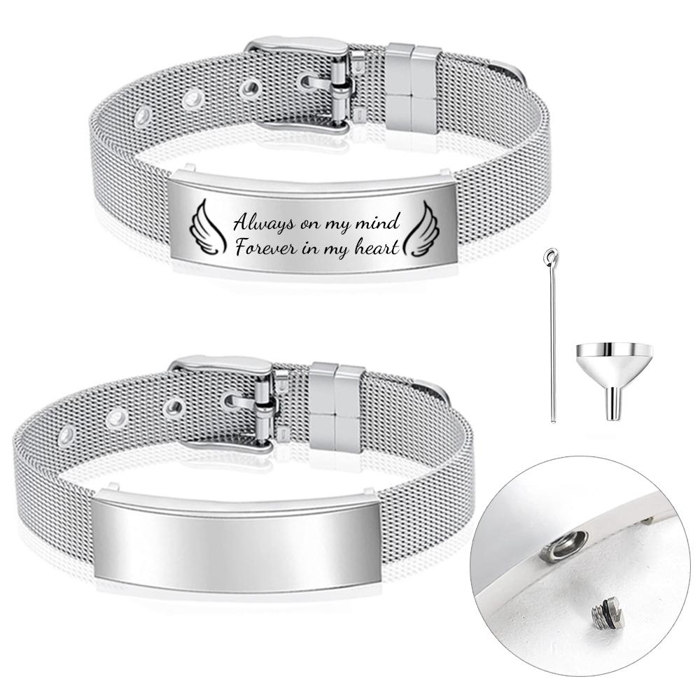 Cremation Jewelry Urn Bracelet – Stainless Mesh Band Bewertung und Preis