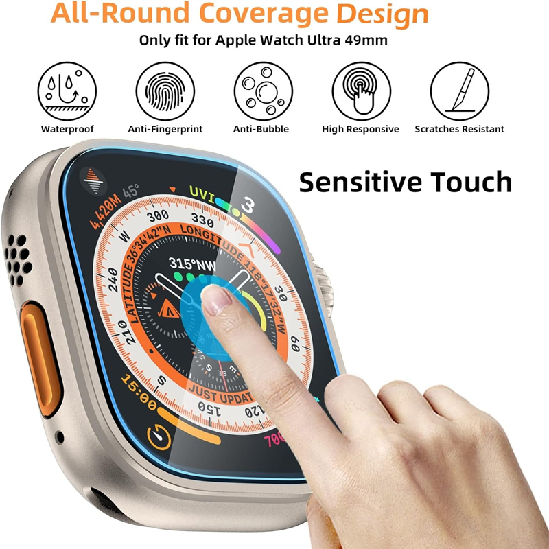 Tempered Glass For Apple Watch – Watch Case Bumper Bewertung und Preis