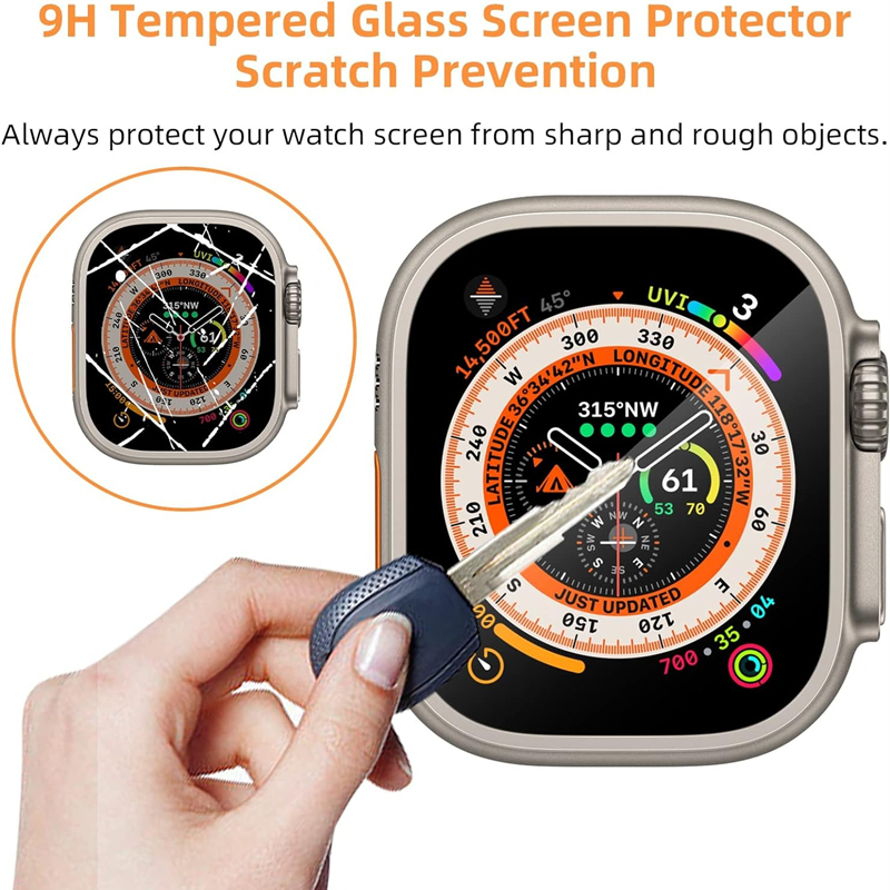 Tempered Glass For Apple Watch – Watch Case Bumper Bewertung und Preis