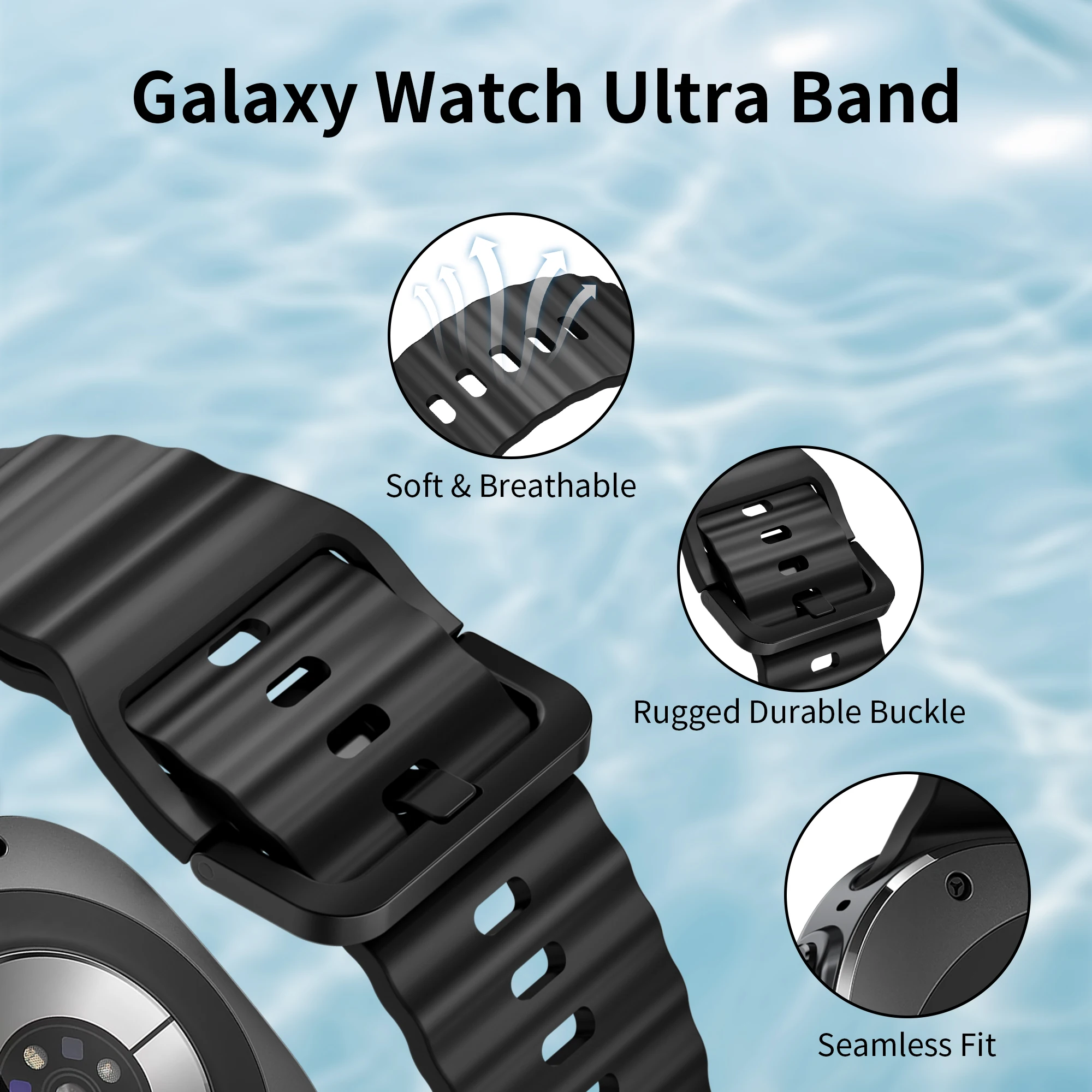 Original Silicone Band for Sam – Samsung Smartwatch Ultra Accessories Bewertung und Preis