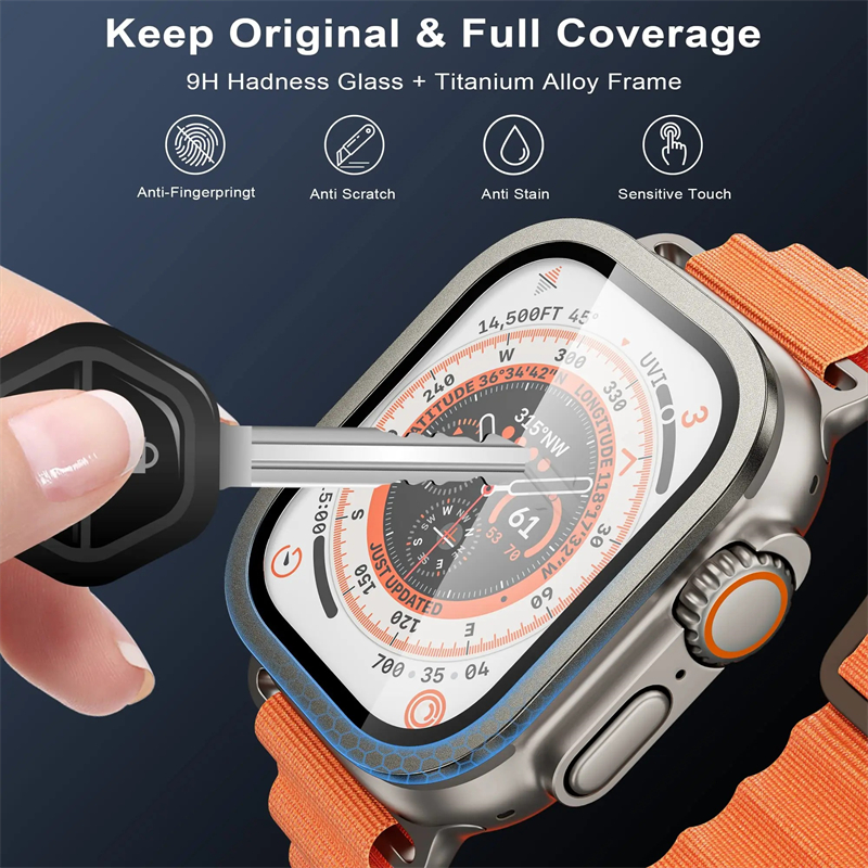 Tempered Glass for Apple Watch – Watch Case Bumper Bewertung und Preis