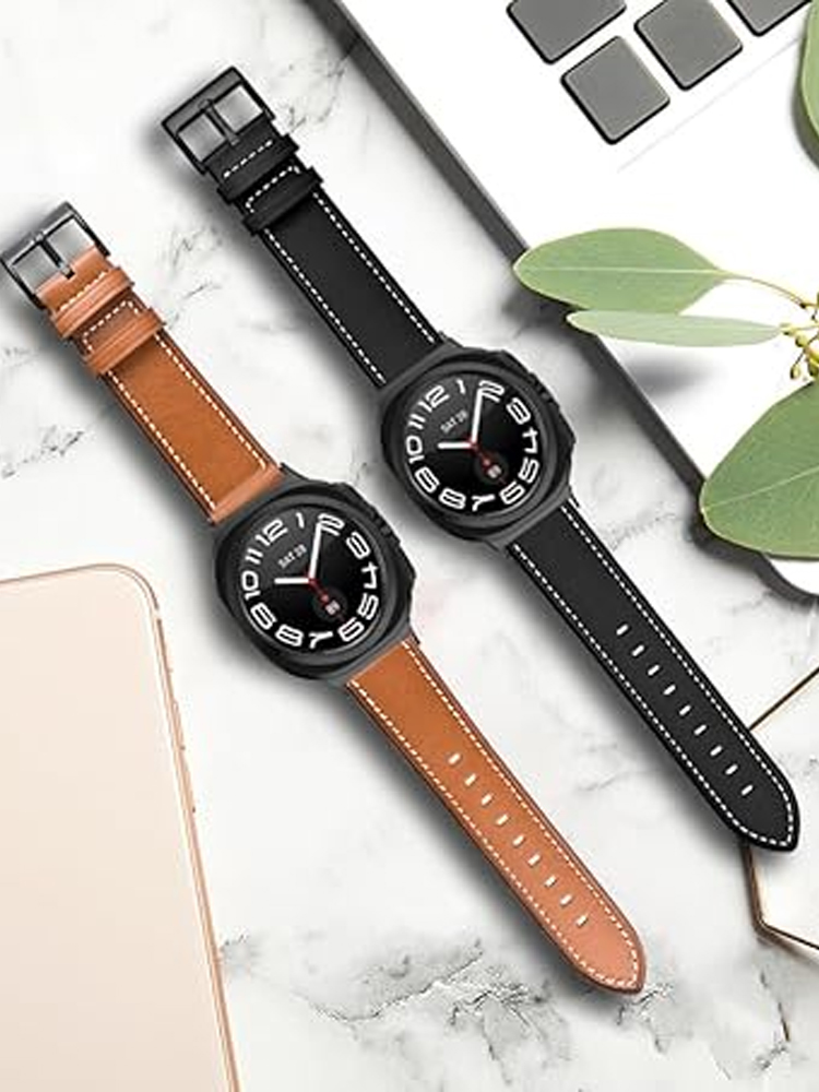 Genuine Leather Band For Samsu – Samsung Smartwatch Ultra Accessories Bewertung und Preis