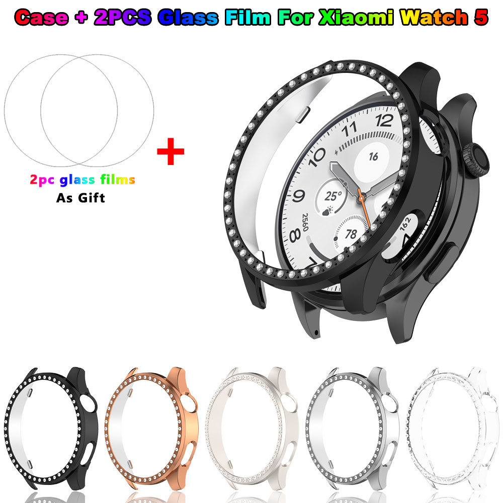 Bling PC Case + Glass Film For – Android Smartwatch Accessories Bewertung und Preis