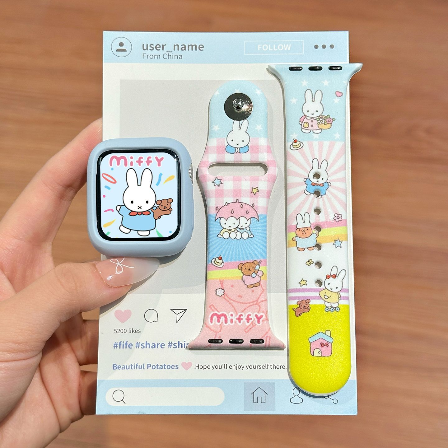 Dopamine Color Miffy Silicone  – Silicone Band Replacement Bewertung und Preis