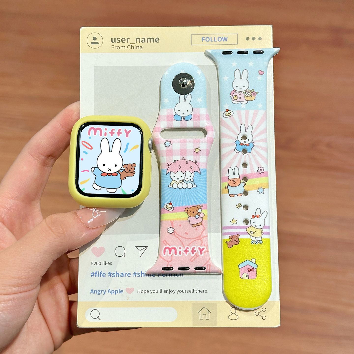 Dopamine Color Miffy Silicone  – Silicone Band Replacement Bewertung und Preis