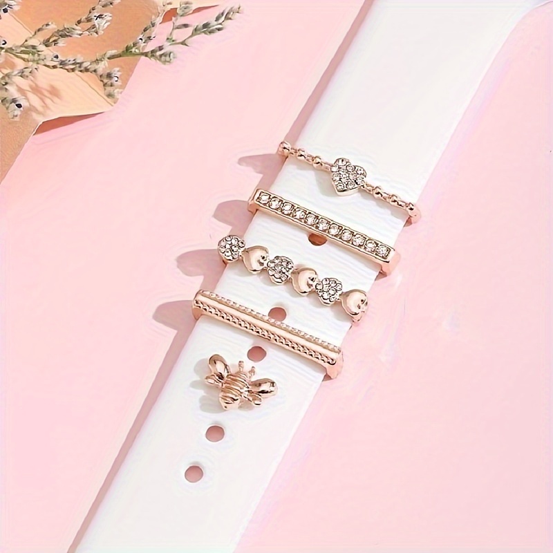 5pcs Rhinestone Watchband Ring – Smartwatch Watch Accessories Bewertung und Preis