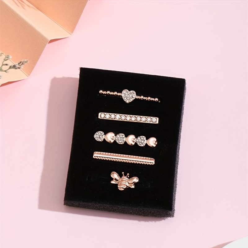 5pcs Rhinestone Watchband Ring – Smartwatch Watch Accessories Bewertung und Preis