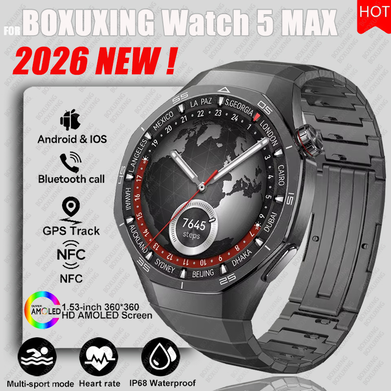 2026 New BOXUXING Watch 5 MAX  – Smartwatch Faces Bewertung und Preis