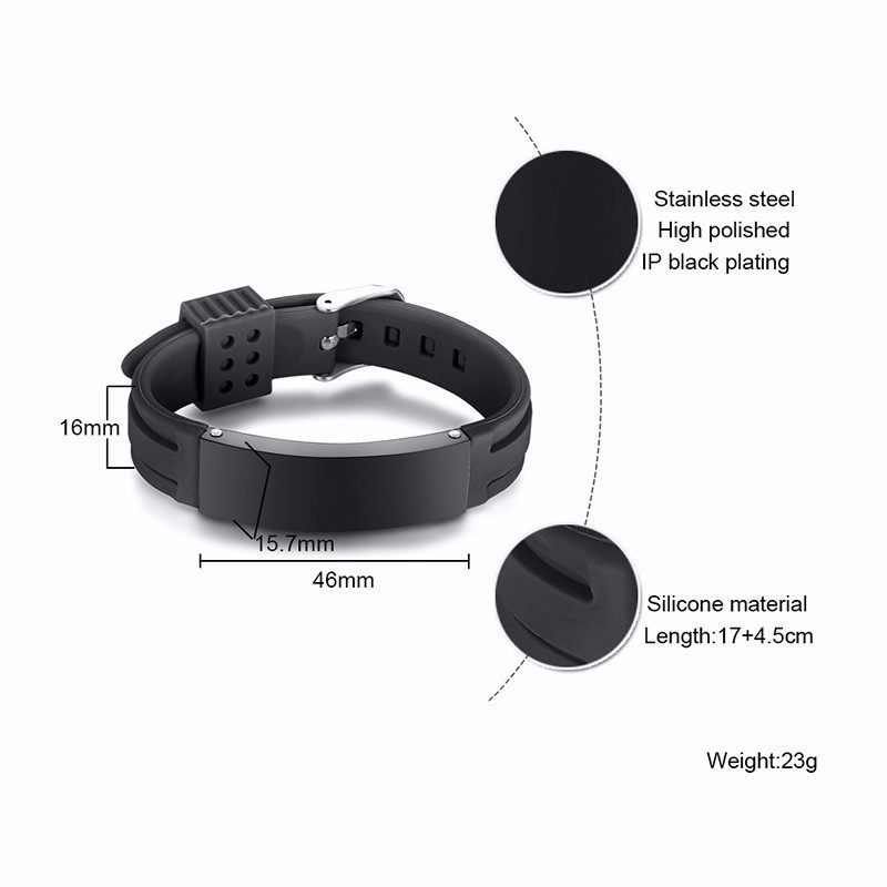 Personalized Silicone Bracelet – Silicone Band Replacement Bewertung und Preis