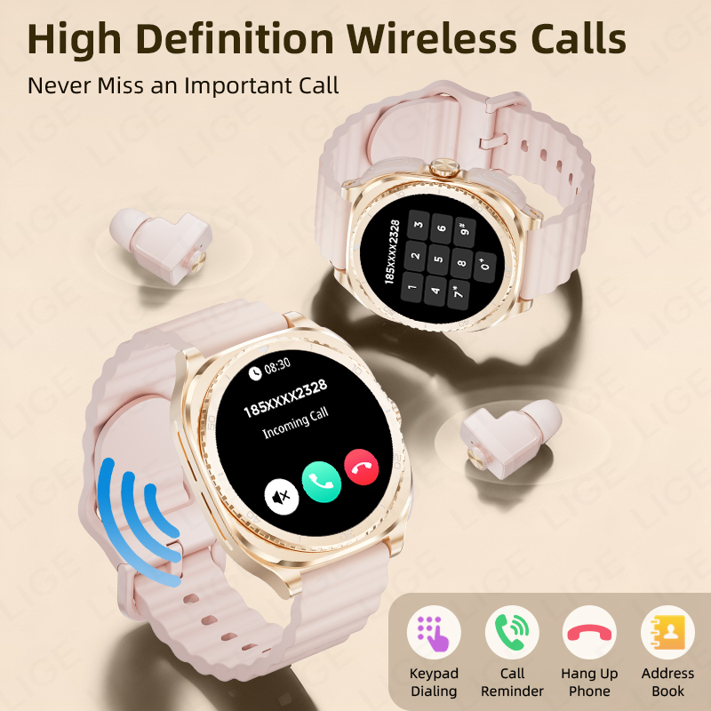 LIGE 2 In 1 TWS Headset Smart  – Smartwatch Headset Bewertung und Preis