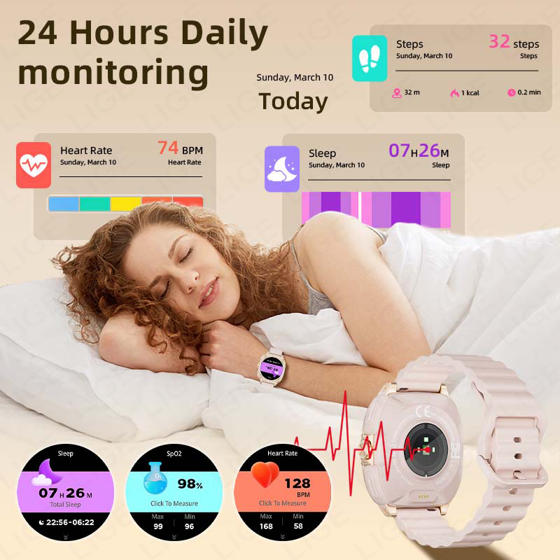 LIGE 2 In 1 TWS Headset Smart  – Smartwatch Headset Bewertung und Preis