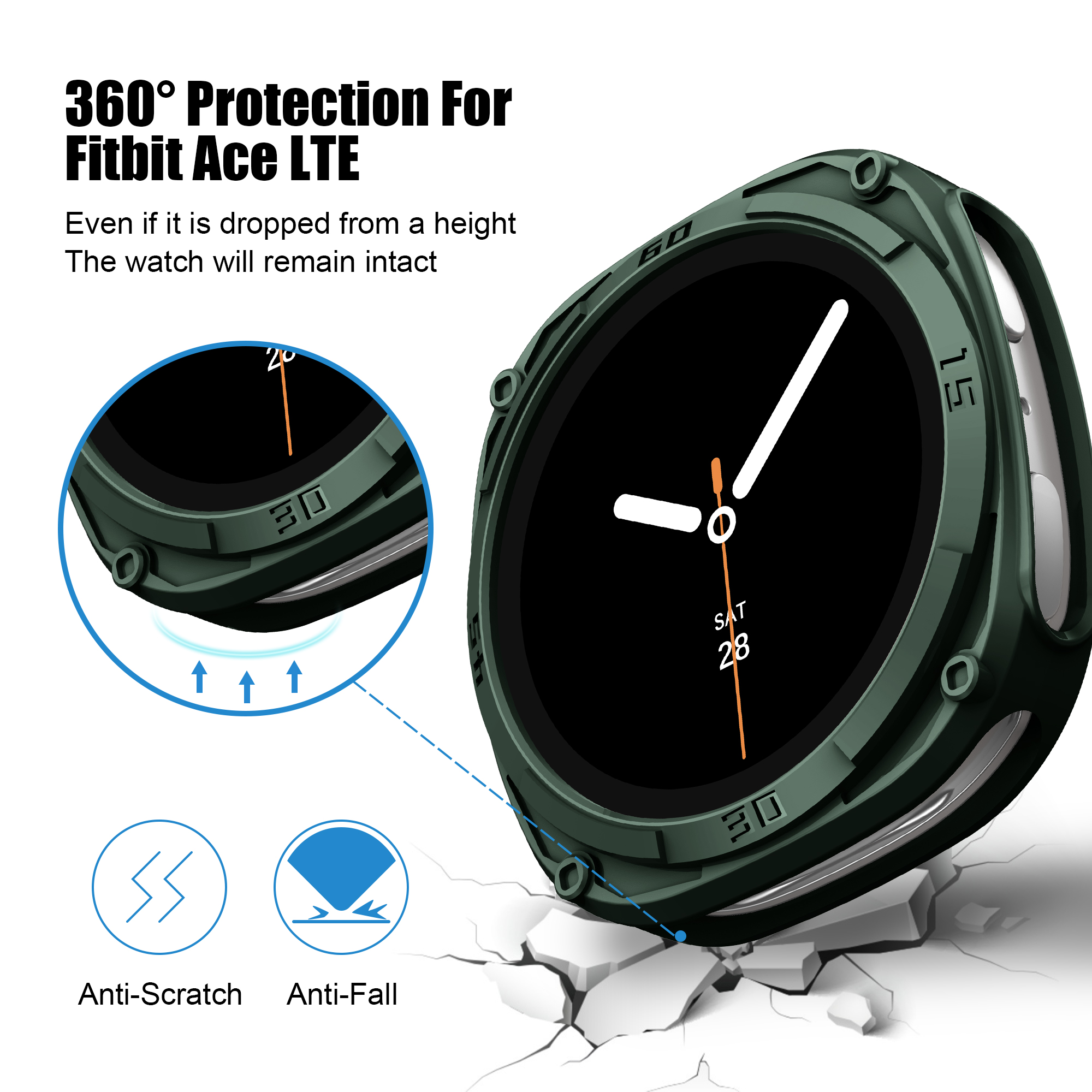Rugged Bezel Case for Samsung  – Samsung Smartwatch Accessories Bewertung und Preis