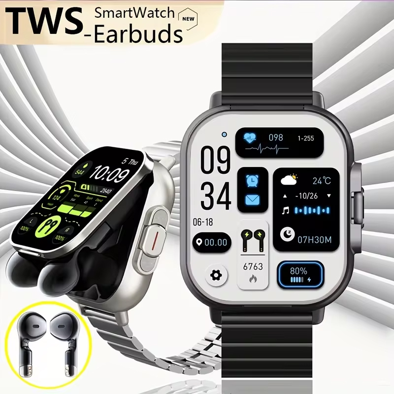 NFC Smart Watch TWS 2-in-1 Hea – Smartwatch Headset Bewertung und Preis
