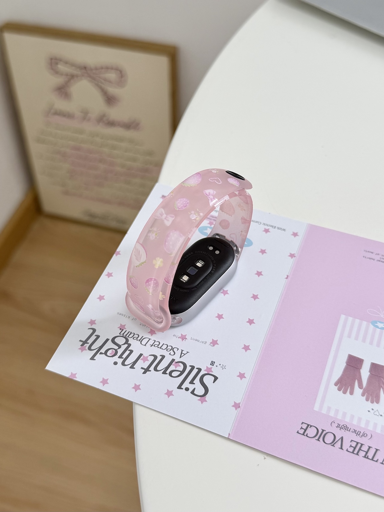 Super Cute Strawberry Bow Prin – Android Smartwatch Accessories Bewertung und Preis