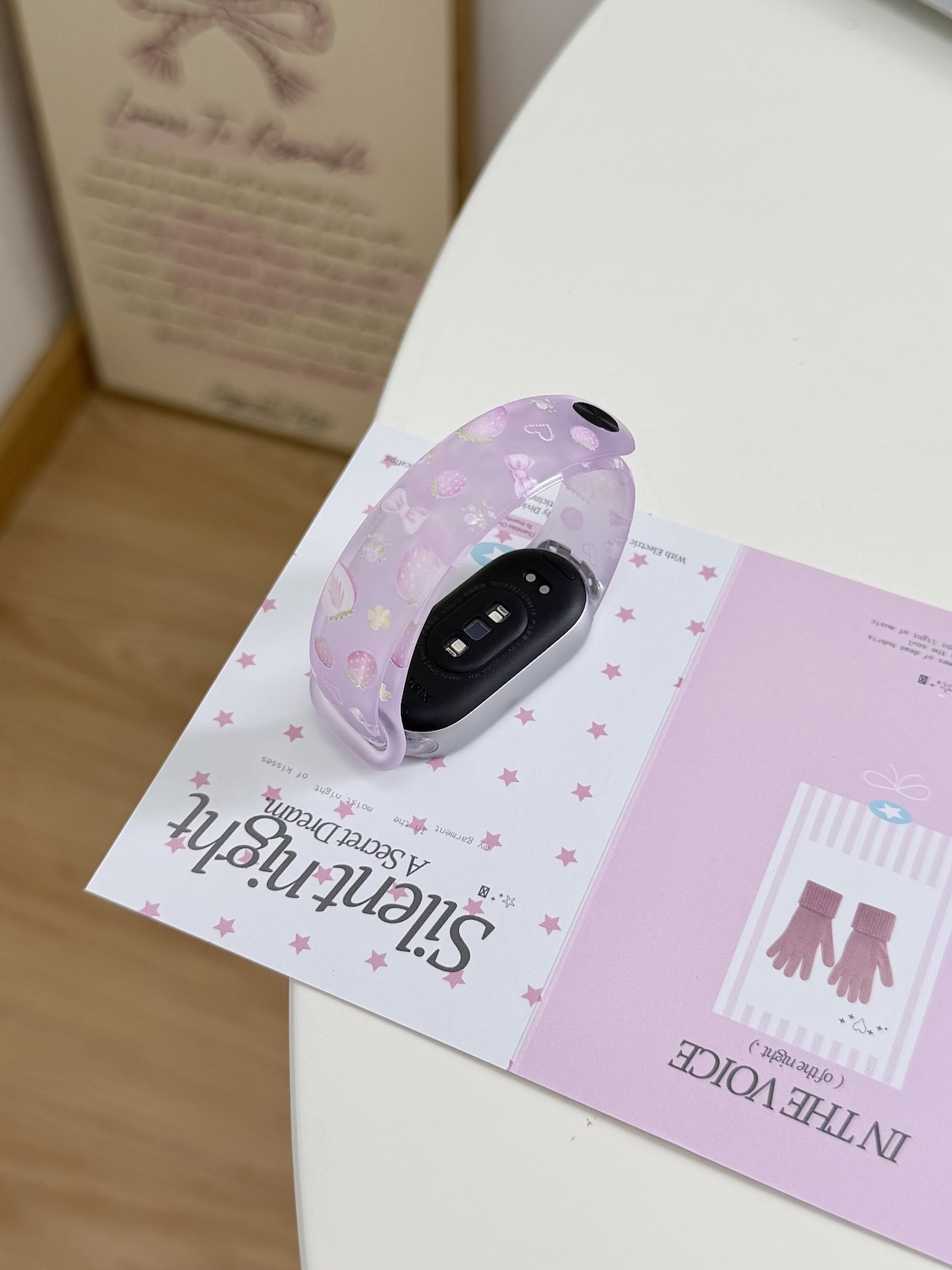 Super Cute Strawberry Bow Prin – Android Smartwatch Accessories Bewertung und Preis