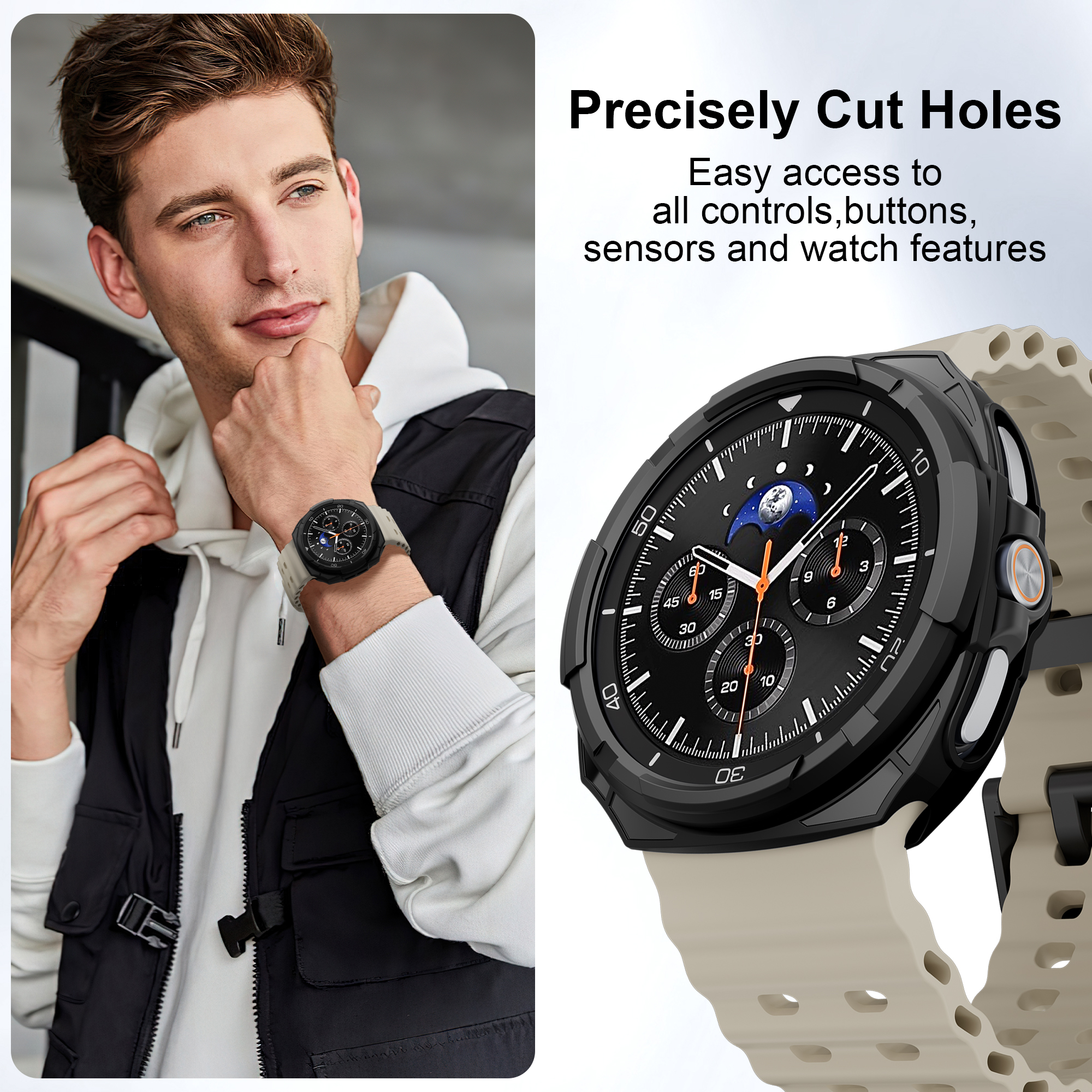 PC Case+Protective ring For Sa – Samsung Smartwatch Accessories Bewertung und Preis