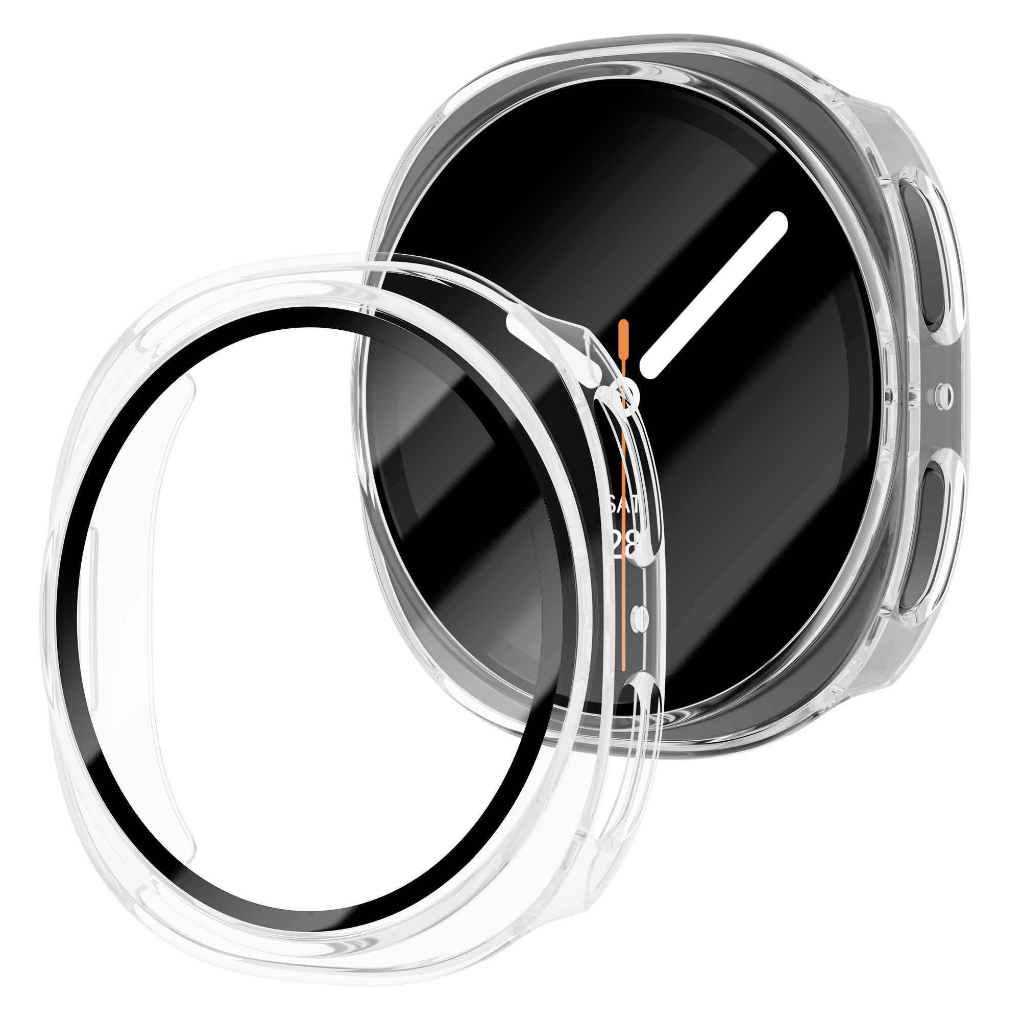 Tempered Glass+PC Case For Sam – Samsung Smartwatch Accessories Bewertung und Preis