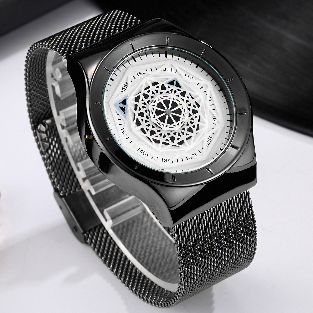 Watches Men Fasion Turntable N – Stainless Mesh Band Bewertung und Preis