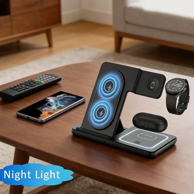 3 In 1 Foldable Wireless Charg – Wireless Charger Watch Bewertung und Preis