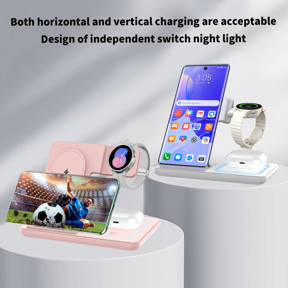 3 In 1 Foldable Wireless Charg – Wireless Charger Watch Bewertung und Preis