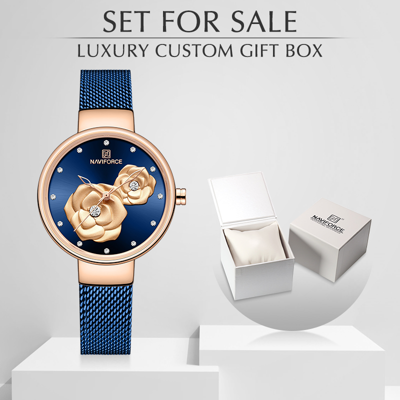 NAVIFORCE Luxury Women's Watch – Stainless Mesh Band Bewertung und Preis
