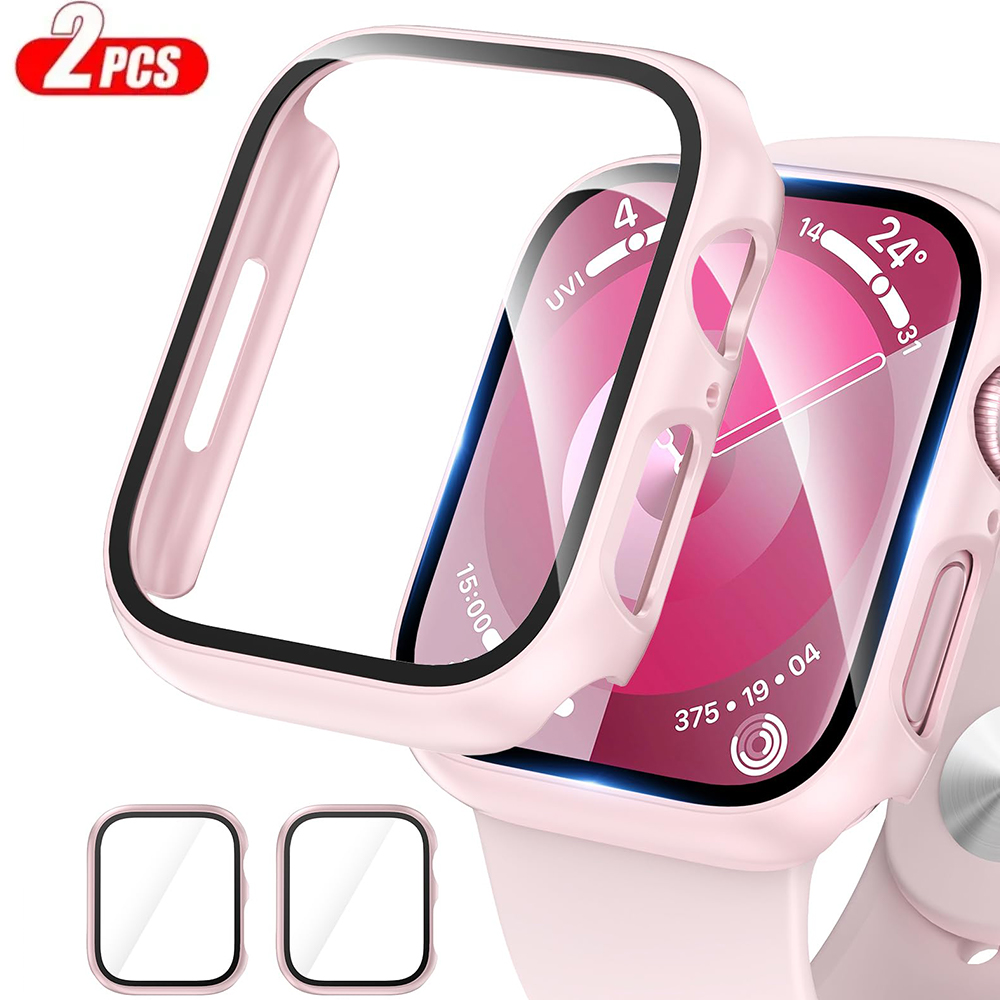 2Pcs Tempered Glass+cover For  – Smartwatch Band Accessories Bewertung und Preis