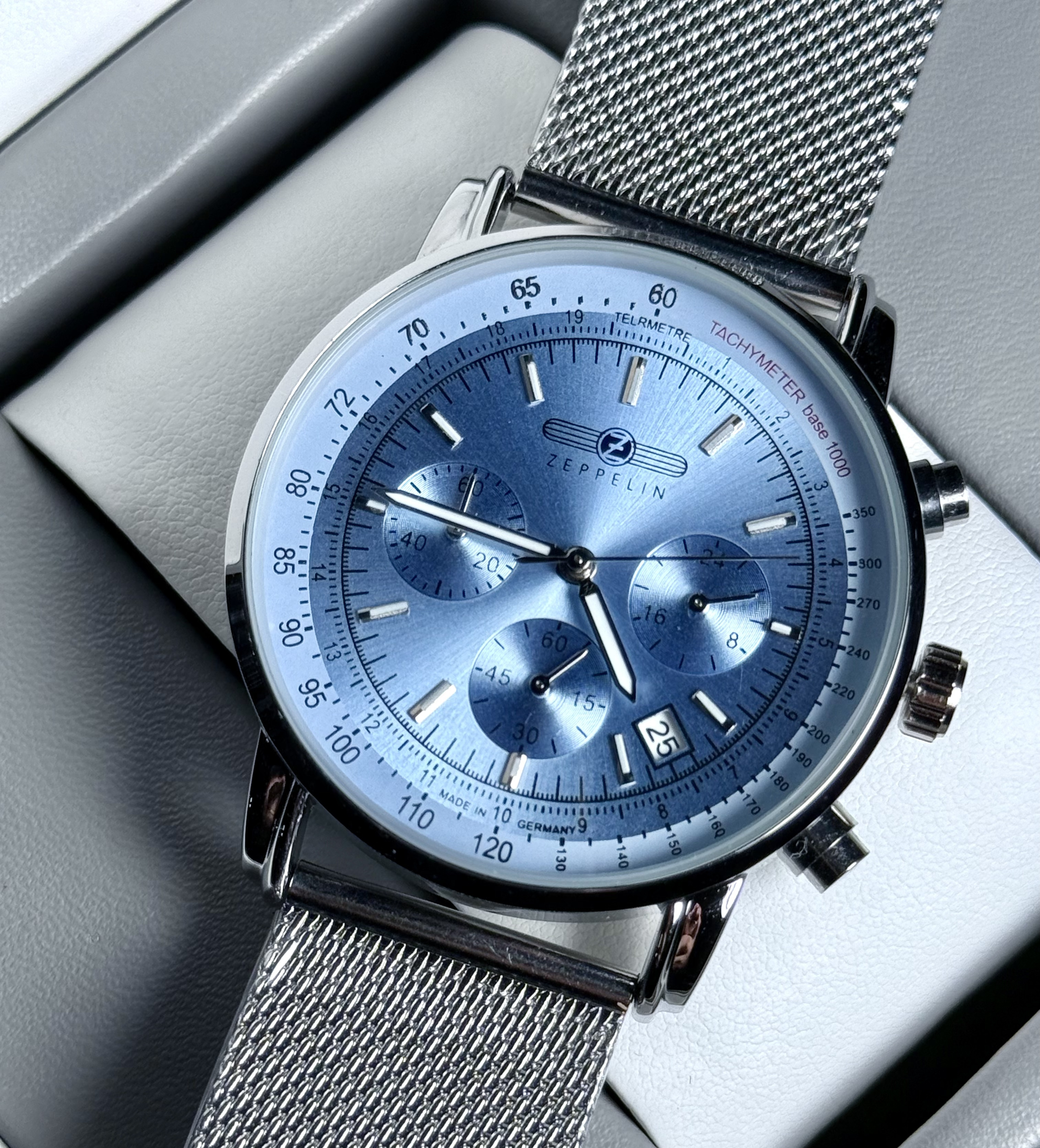 2026 New Collection Zeppelin M – Stainless Mesh Band Bewertung und Preis